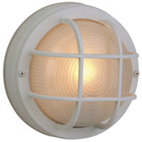 Craftmade - Z394-TW - One Light Flushmount - Bulkheads Oval and Round - Matte White