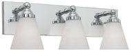 Designers Fountain - 6493-CH - Three Light Bath Bar - Hudson - Chrome