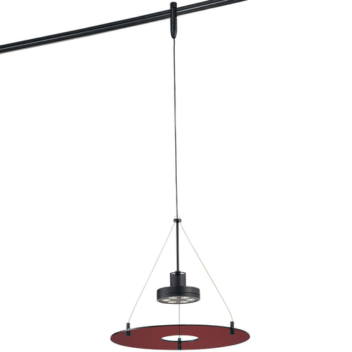 George Kovacs - GKTH1406-RD-467 - Sable Bronze Patina Red Acrylic 6-1W Led - Series 4 LED - Bronze