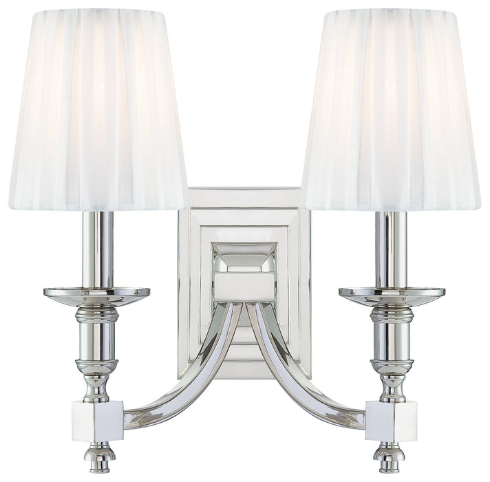 Metropolitan - N2642-613 - Two Light Wall Sconce - Continental Classics - Polished Nickel