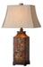 Uttermost - 27678 - One Light Table Lamp - Colorful Flowers - Burnished Walnuted