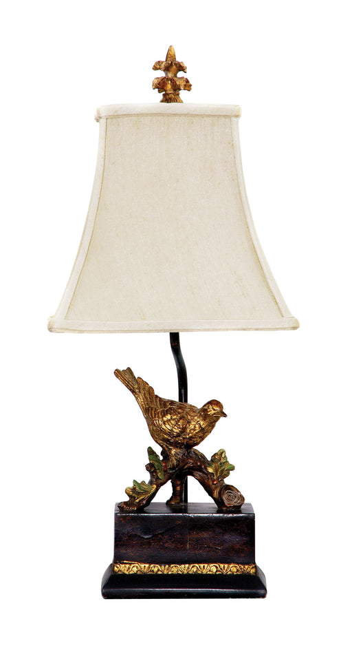 Elk Home - 91-171 - One Light Table Lamp - Perching Robin - Gold Leaf