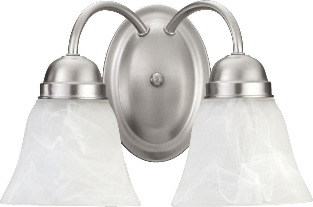 Quorum - 5403-2-65 - Two Light Wall Mount - Satin Nickel