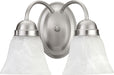 Quorum - 5403-2-65 - Two Light Wall Mount - Satin Nickel