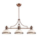 Elk Lighting - 66245-3 - Three Light Island Pendant - Chadwick - Antique Copper