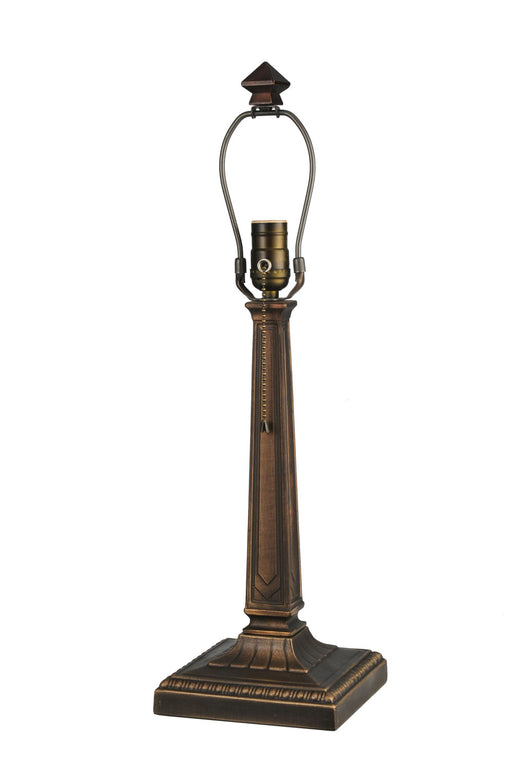 Meyda Tiffany - 10329 - One Light Table Base - Mission - Mahogany Bronze