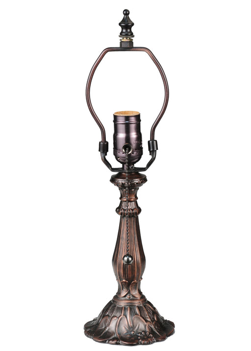 Meyda Tiffany - 10457 - One Light Table Base - Lily - Mahogany Bronze