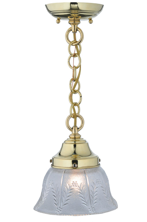 Meyda Tiffany - 107905 - One Light Mini Pendant - Revival - Polished Brass