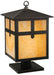 Meyda Tiffany - 113010 - One Light Post Mount - Seneca - Craftsman Brown