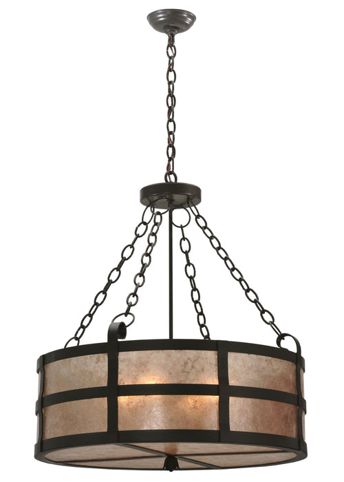 Meyda Tiffany - 117291 - Four Light Inverted Pendant - Truffle - Timeless Bronze