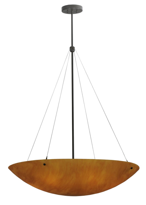 Meyda Tiffany - 117695 - Six Light Inverted Pendant - Cypola - Timeless Bronze