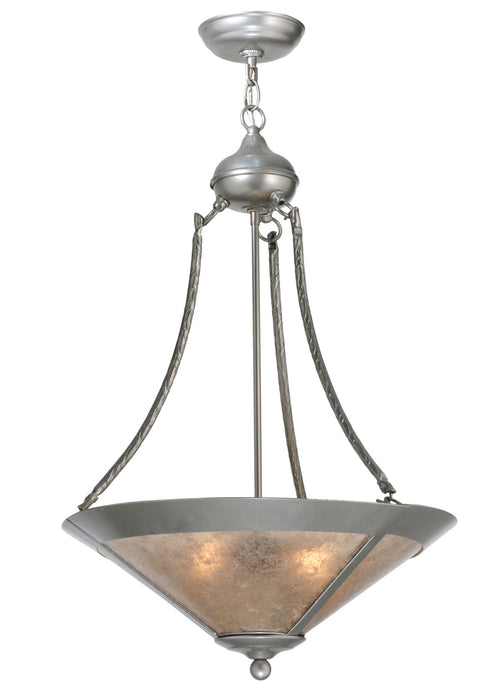 Meyda Tiffany - 117717 - Two Light Inverted Pendant - Sutter - Nickel