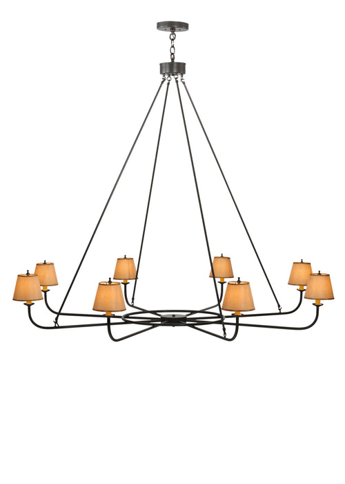 Meyda Tiffany - 118614 - Eight Light Chandelier - Brach Ring - Timeless Bronze