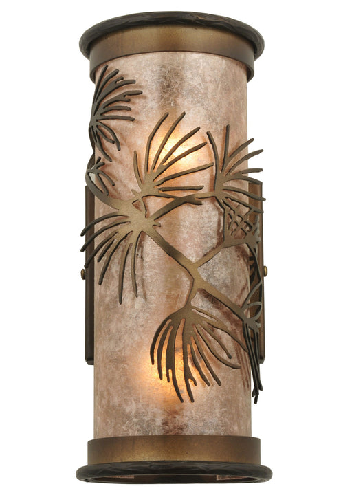 Meyda Tiffany - 118713 - Two Light Wall Sconce - Lone Pine - Antique Copper