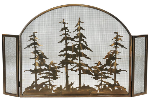 Meyda Tiffany - 119082 - Fireplace Screen - Tall Pines - Antique Copper