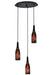Meyda Tiffany - 119656 - Three Light Pendant - Tuscan Vineyard - Black