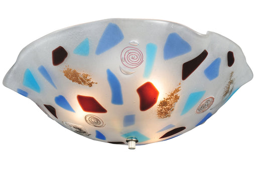 Meyda Tiffany - 120076 - Three Light Flushmount - Organic Festival - Custom