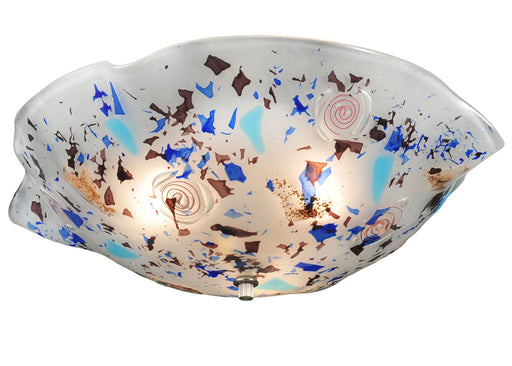 Meyda Tiffany - 120080 - Three Light Flushmount - Organic Festival - Custom