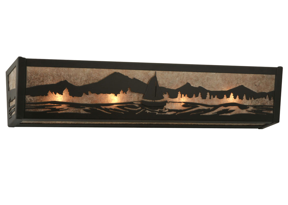 Meyda Tiffany - 121280 - Four Light Vanity - Sailboat - Oil Rubbed Bronze