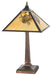 Meyda Tiffany - 32789 - One Light Table Base - Winter Pine - Antique