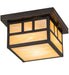 Meyda Tiffany - 51893 - One Light Flushmount - Hyde Park - Bai Craftsman