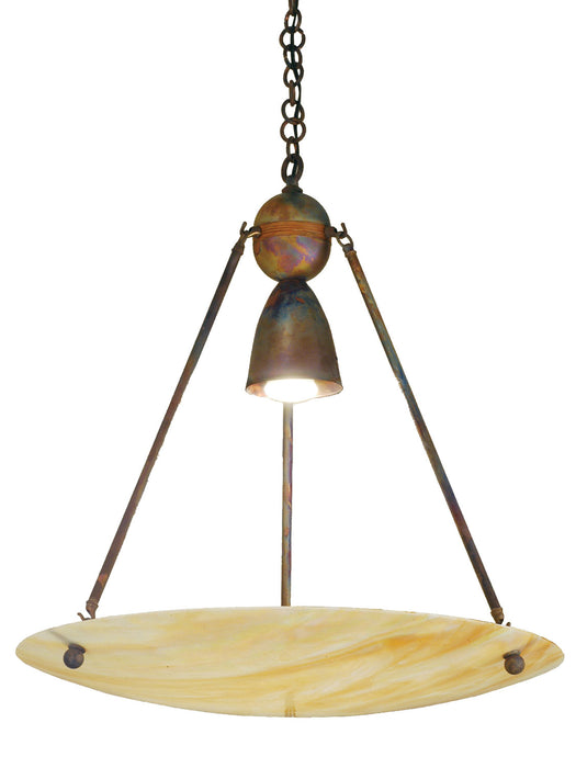 Meyda Tiffany - 66750 - One Light Inverted Pendant - Revival - Craftsman Brown