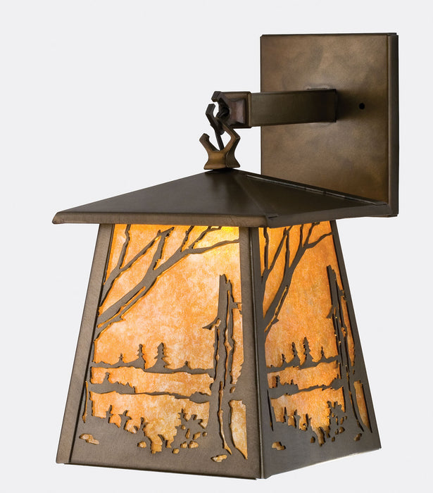 Meyda Tiffany - 70680 - One Light Wall Sconce - Quiet Pond - Antique Copper