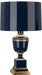 Robert Abbey - 2504 - One Light Accent Lamp - Annika - Cobalt Lacquered Paint w/ Natural Brass/Ivory Crackle