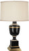 Robert Abbey - 2507X - One Light Accent Lamp - Annika - Black Lacquered Paint w/ Natural Brass/Ivory Crackle