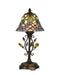 Dale Tiffany - TA90215 - One Light Accent Table Lamp - Crystal Jewel Peony - Antique Golden Bronze