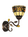 Dale Tiffany - TH90231 - One Light Wall Sconce - Crystal Jewel Pebble Stone - Antique Golden Sand