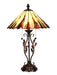 Dale Tiffany - TT90178 - Two Light Table Lamp - Crystal Ripley - Antique Golden Bronze