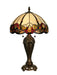 Dale Tiffany - TT90235 - Two Light Table Lamp - Crystal Baroque - Antique Golden Bronze