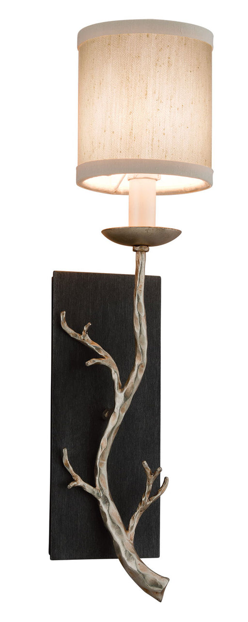 Troy Lighting - B2841-GRA/WSL - One Light Wall Sconce - Adirondack - Graphite And Silver Leaf
