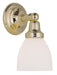 Livex Lighting - 1021-02 - One Light Bath Vanity - Classic - Polished Brass
