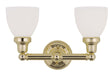 Livex Lighting - 1022-02 - Two Light Bath Vanity - Classic - Polished Brass