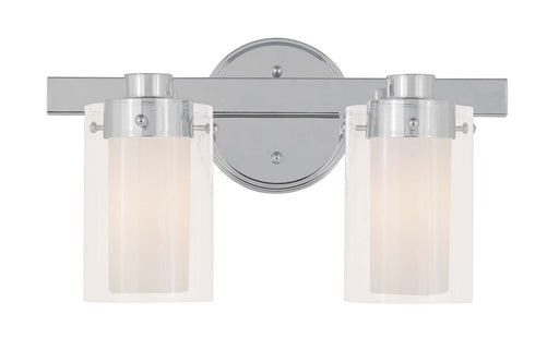 Livex Lighting - 1542-05 - Two Light Bath Vanity - Manhattan - Polished Chrome