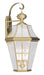 Livex Lighting - 2366-02 - Four Light Outdoor Wall Lantern - Georgetown - Polished Brass