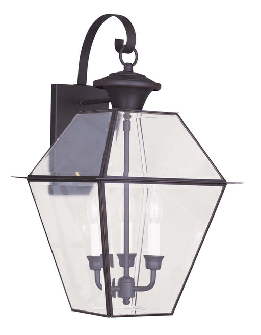 Livex Lighting - 2381-07 - Three Light Outdoor Wall Lantern - Westover - Bronze