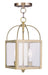 Livex Lighting - 4041-01 - Two Light Mini Pendant/Ceiling Mount - Milford - Antique Brass