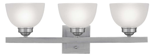 Livex Lighting - 4203-91 - Three Light Bath Vanity - Somerset - Brushed Nickel