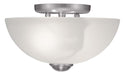 Livex Lighting - 4206-91 - Two Light Ceiling Mount - Somerset - Brushed Nickel