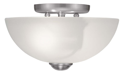 Livex Lighting - 4206-91 - Two Light Ceiling Mount - Somerset - Brushed Nickel