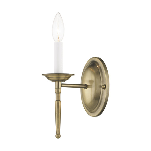 Livex Lighting - 5121-01 - One Light Wall Sconce - Williamsburgh - Antique Brass