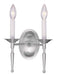 Livex Lighting - 5122-91 - Two Light Wall Sconce - Williamsburgh - Brushed Nickel