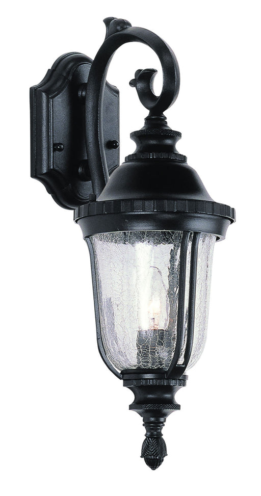 Trans Globe Imports - 4020 BK - One Light Wall Lantern - Chessie - Black