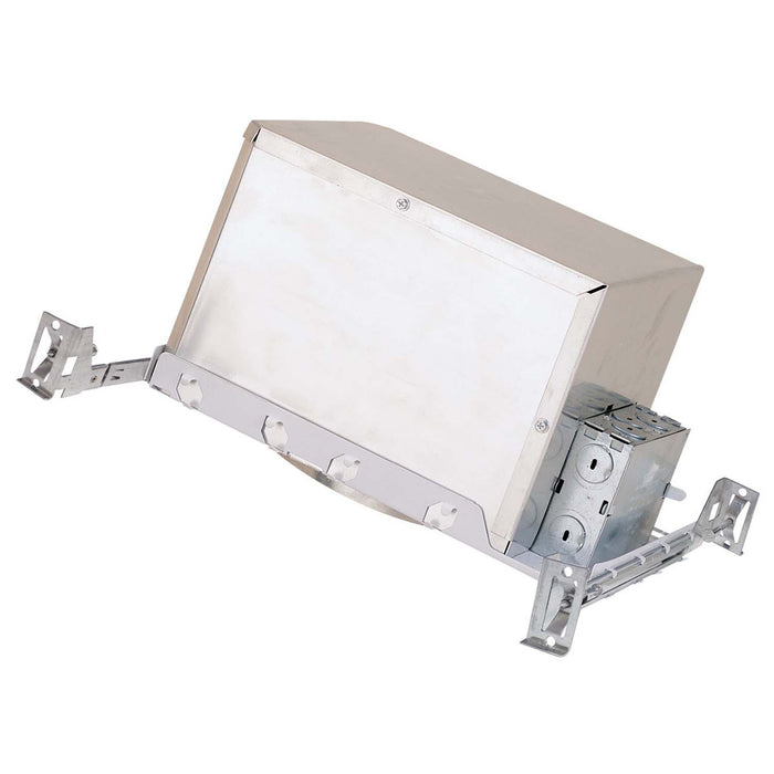 Nora Lighting - NHIC-926DWQAT - 6`` Line Voltage Ic At Sloped Ceiling New Construction Double Wall Housing - Recessed