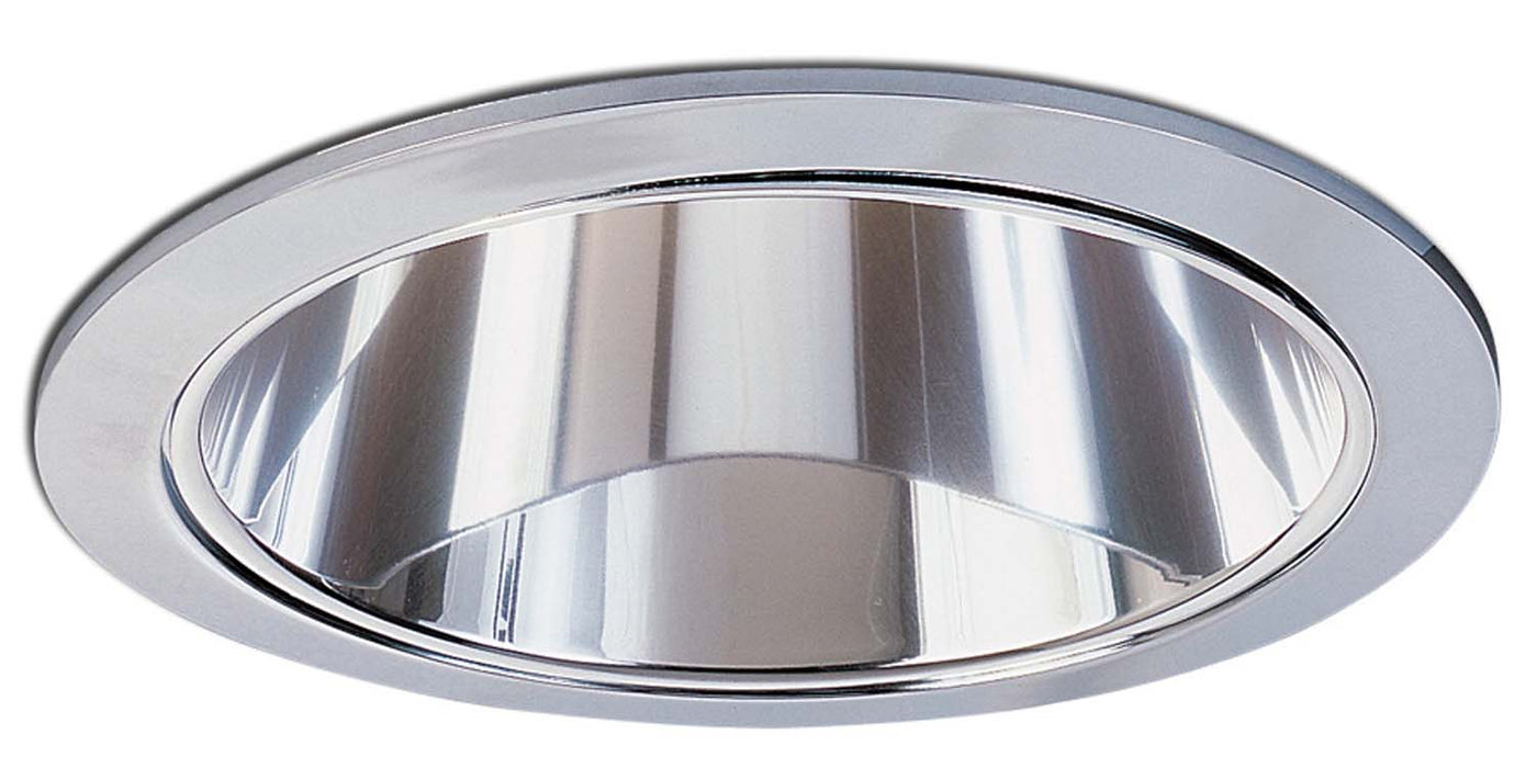 Nora Lighting - NTS-31C - 6`` Specular Clear Reflectorector W/ Plastic Ring - Recessed - Chrome