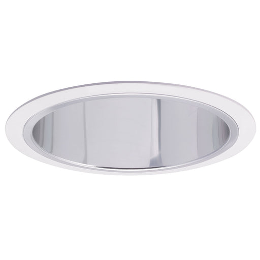 Nora Lighting - NTS-41 - 6`` Specular Clear Reflectorector W/ Plastic Ring - Recessed - Chrome