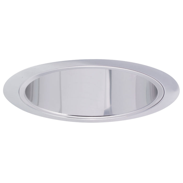 Nora Lighting - NTS-41C - 6`` Specular Clear Reflectorector W/ Plastic Ring - Recessed - Chrome
